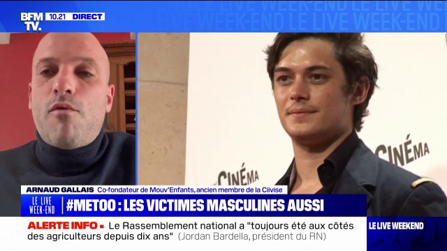 Arnaud Gallais (Co-fondateur de Mouv'Enfants, ancien membre de la Civise), sur le #MeTooGarçons: Il faut vraiment qu'on arrive à s'unir collectivement