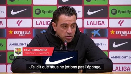 Xavi sur la course au titre : "Nous devons y croire jusqu'au bout"