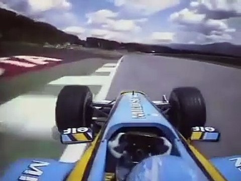 F1 – Fernando Alonso (Renault V10) Onboard – Austria 2003