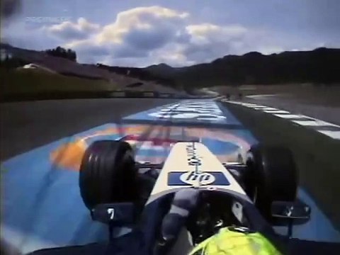 F1 – Ralf Schumacher (Williams BMW V10) Onboard – Austria 2003