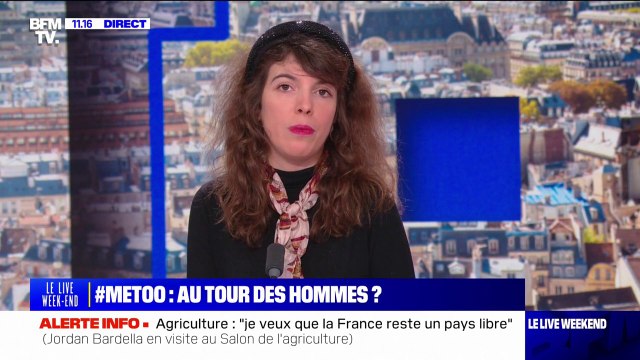 Violaine de Filippis (avocate, porte-parole Osez le Féminisme ! ) sur le #MeToogarçons: Il y a beaucoup d'hommes qui se sentent enfermés dans leur histoire
