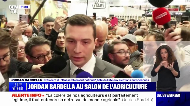 Pour Jordan Bardella, Emmanuel Macron n'a plus les capteurs et ne se rend plus compte des souffrances que génère sa politique