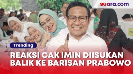 Diisukan Balik ke Barisan Prabowo Subianto, Reaksi Cak Imin Senyum-Senyum