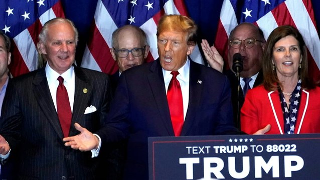 Trump tells Biden ‘You’re fired’ as he wins South Carolina Republican primary