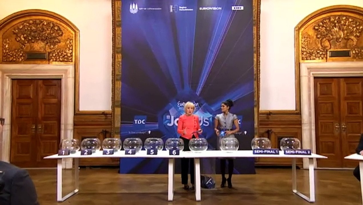 The Semi Final Draw | Eurovision Song Contest 2014 |2-2| DR