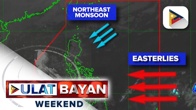 Eastern Samar, Samar at Northern Samar, makakaranas ng kalat-kalat na pag-ulan dahil sa easterlies