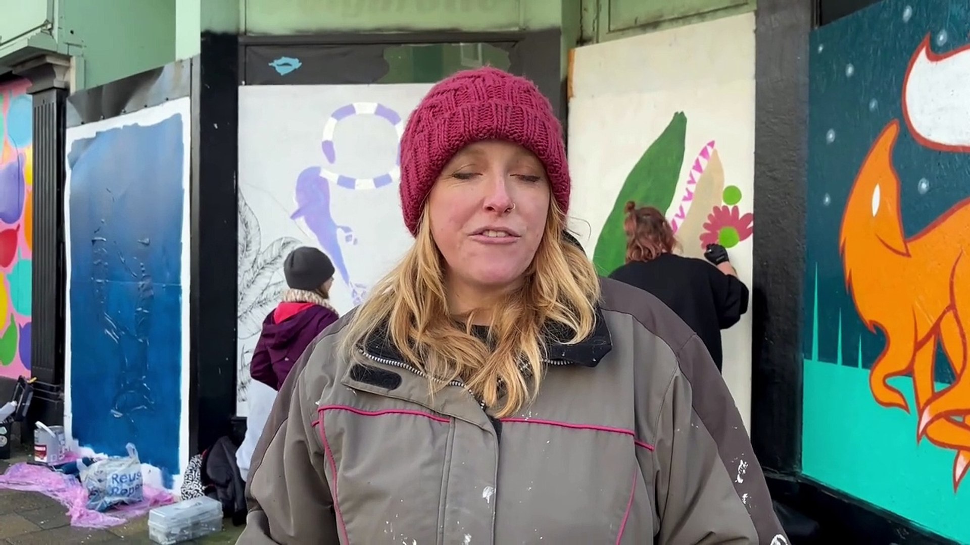 Ladyjam - Portsmouth's first all-female street art event