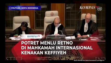 Potret Menlu Retno di Mahkamah Internasional Kenakan Keffiyeh: Mereka Harus Mundur Sekarang!