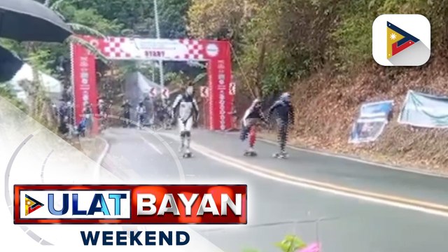 Top skateboarders sa buong mundo, nagsama-sama sa Downhill Skateboarding and Street Luge World...