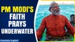 PM Modi Offers Prayers to Shree Krishna at Dwarka's Submerged City Site in Gujarat| Oneindia News