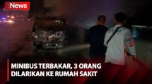 Minibus Terbakar dalam Kecelakaan Beruntun di Tol Solo-Semarang, 3 Orang Dilarikan ke Rumah Sakit