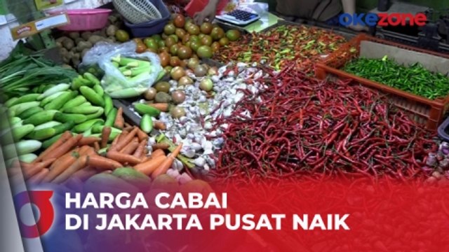Harga Cabai Merah di Jakarta Pusat Terus Alami Kenaikan