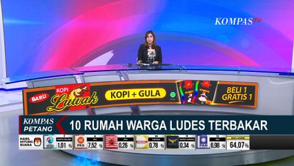 Tabung Gas Bocor, 10 Rumah Kontrakan di Tanjung Duren Jakarta Ludes Terbakar!