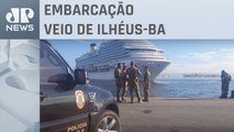 Homem é preso pela Polícia Federal com 5 kg de cocaína em navio de cruzeiro