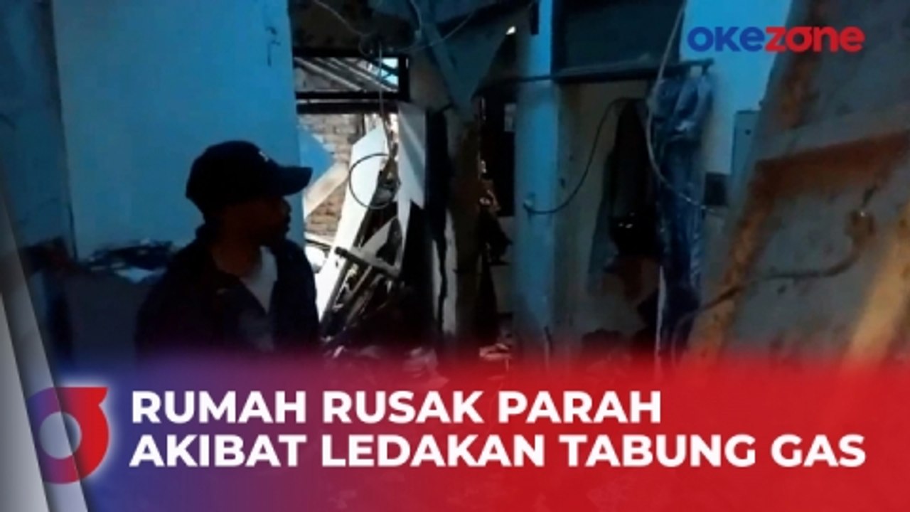 Rumah Warga Rusak Parah akibat Ledakan Tabung Gas 3 Kilogram