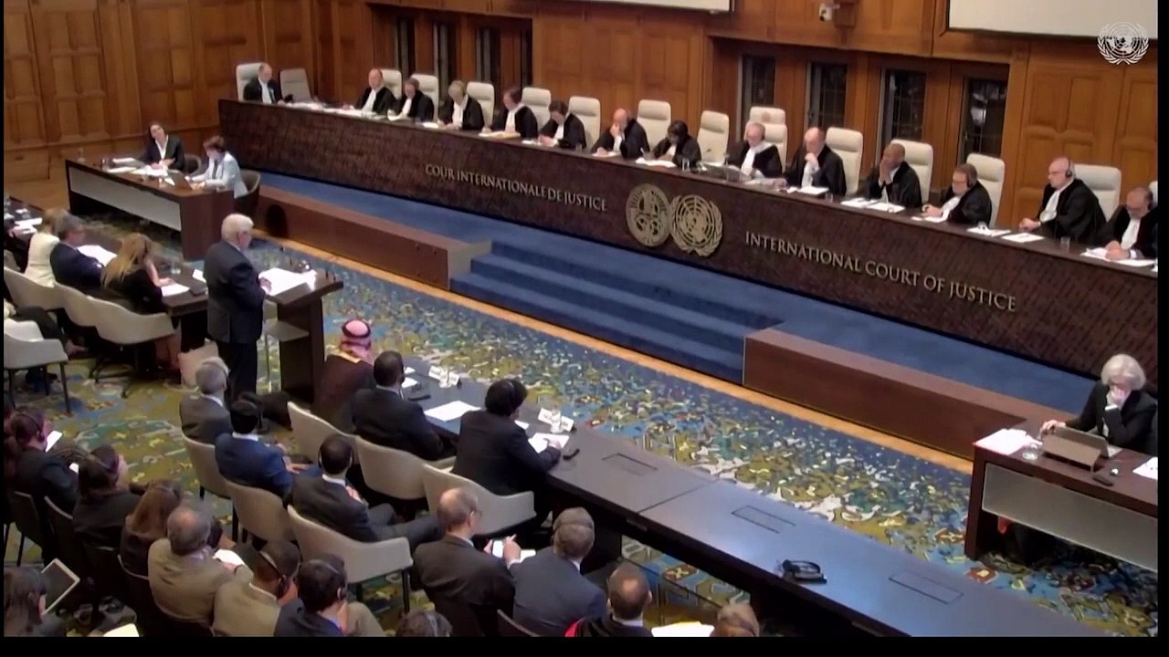 ALGÉRIE PALESTINE  COURS INTERNATIONALE DE JUSTICE - LA PLAIDOIRIE DE L'ALGÉRIE CONTRE ISRAEL.