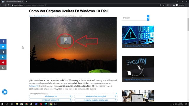 Como VER CARPETAS OCULTAS en WINDOWS 10, 8, 7 | FÁCIL y RÁPIDO