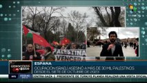 Manifestaciones en España en apoyo a la causa palestina