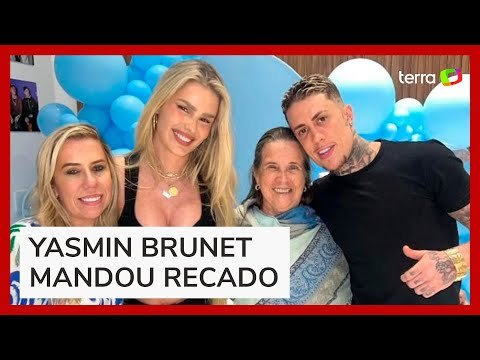 MC Daniel publica vídeo deixado por Yasmin Brunet antes do BBB24: 'Contando com você'
