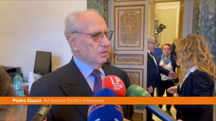 Ponte sullo Stretto, Ciucci "Avvieremo attività entro l'estate"