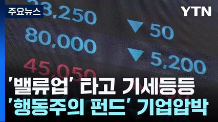 '밸류업' 타고 기세등등 '행동주의 펀드' / YTN