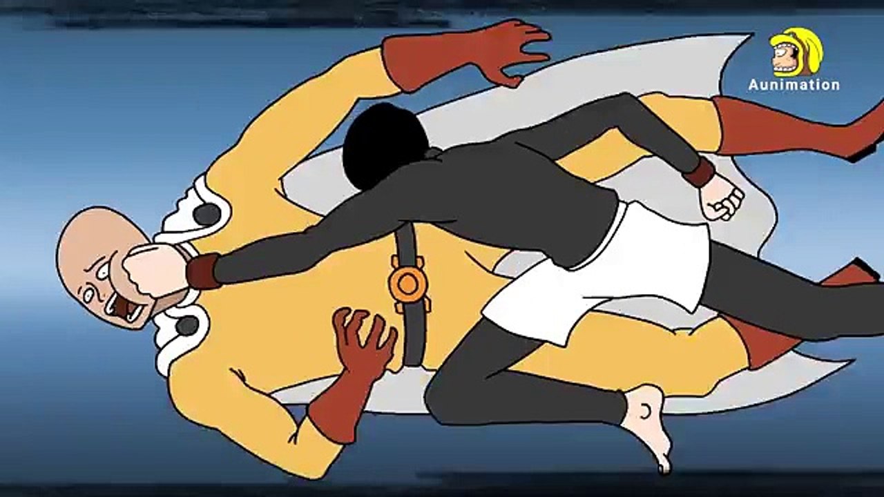 if Saitama meet mashle from Magic and muscles fan animation
