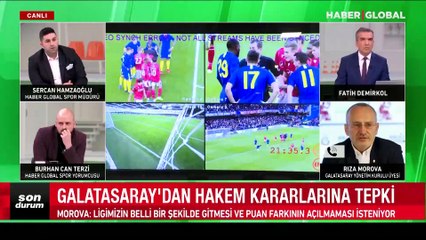 Galatasaray'dan Fenerbahçe'ye yanıt! Morova: Ligimizin belli bir şekilde gitmesi ve puan farkının açılmaması isteniyor