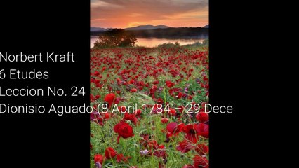 Norbert Kraft - 6 Etudes Leccion No 24 (Dionisio Aguado)