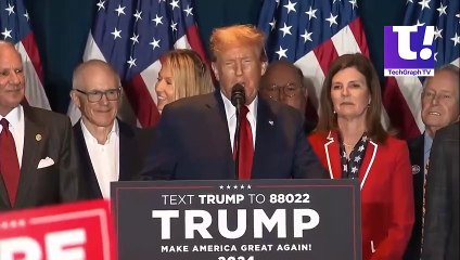 Donald Trump after defeating haley - TG TV