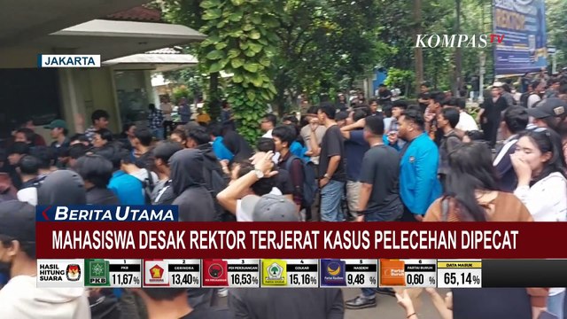Mahasiswa Universitas Pancasila Desak Rektor yang Terjerat Kasus Pelecehan Dipecat