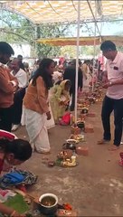 ईट के चूल्हे पर 200 महिलाओं ने बनाई खीर, विशेष पूजा अर्चना के साथ मां भगवती को लगाया भोग
