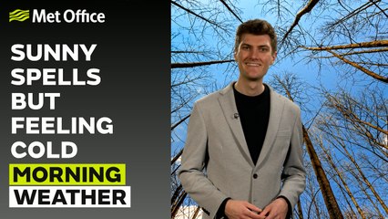 Met Office Morning Weather Forecast 26/02/24 - A fine day with some brisk winds