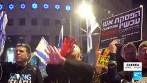Policía israelí reprimió protestas en Tel Aviv por los rehenes en poder de Hamás