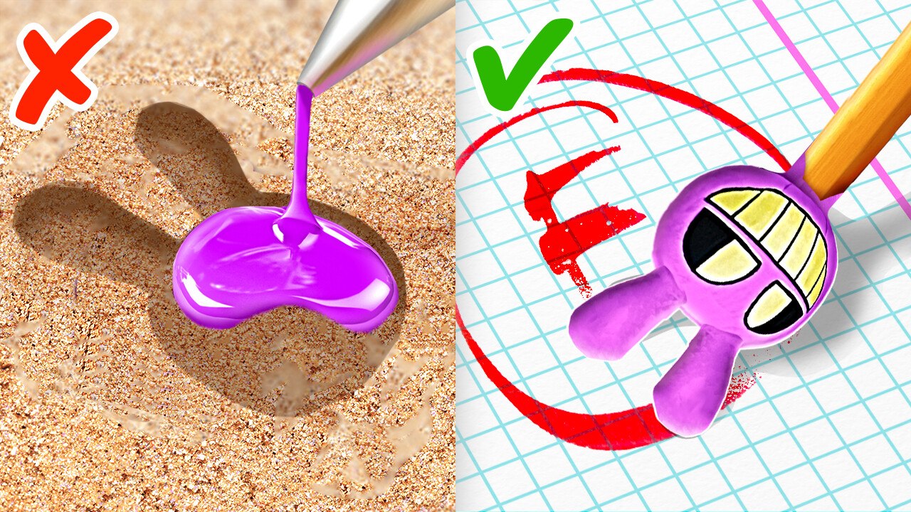 HELP! Digital Circus in School  *Crazy Digital Circus School Crafts And DIY*