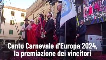 Cento Carnevale d'Europa 2024, la premiazione dei vincitori