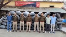 12 quintals and 430 grams of doda powder recovered from the truck, driver absconding