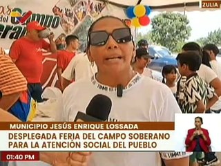 Familias del edo. Zulia son beneficiadas con la Feria del Campo Soberano