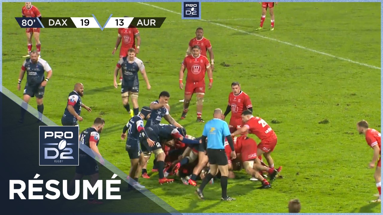 PRO D2 Saison 2023-2024 J21 - Résumé US Dax - Stade Aurillacois