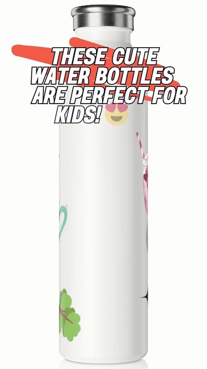 These cute water bottles are perfect for kids!