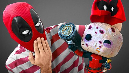 3 In 1 Deadpool Transformations: Funko-Pop, Banana figure, And Wolverine! ️