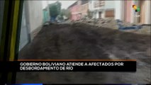 teleSUR Noticias 14:30 25-02: Gobierno boliviano ayuda a afectados por desbordamiento de río