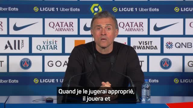 PSG - Luis Enrique : “Nous devons nous habituer à jouer sans Kylian”