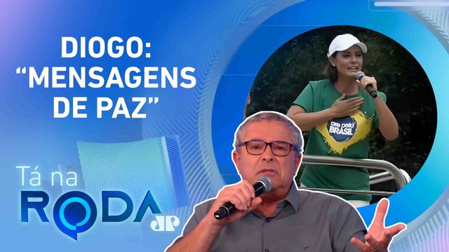 Comentaristas analisam discurso de MICHELLE BOLSONARO na Avenida Paulista | TÁ NA RODA