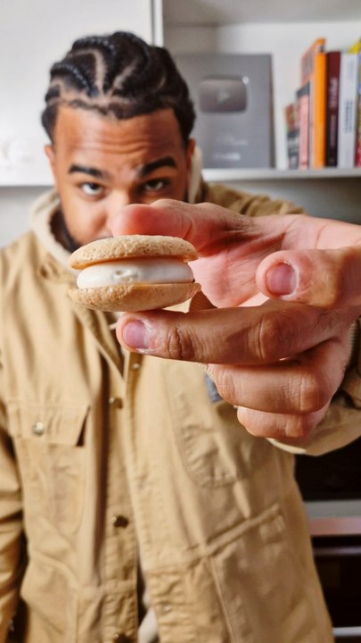 Macaron chocolat blanc ! #macaron #chocolat #dessert #chocolatblanc