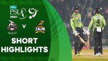 Short Highlights | Lahore Qalandars vs Peshawar Zalmi | Match 12 | HBL PSL 9 | M1Z2U  #LQvsQZ | #HBLPSL9 | #KhulKeKhel