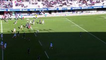 TOP 14 - Essai de Aurélien CALLANDRET 2 (AB) - Montpellier Hérault Rugby - Aviron Bayonnais