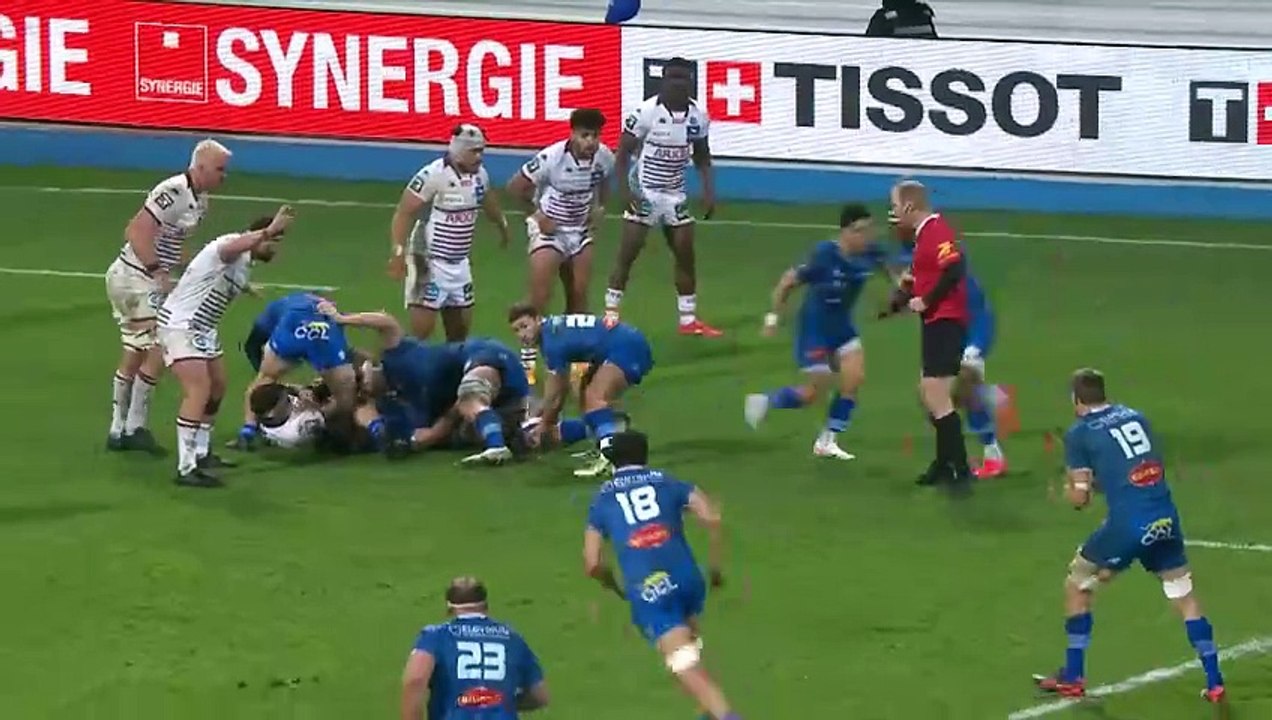TOP 14 - Essai de Josaia RAISUQE (CO) - Castres Olympique - Union Bordeaux-Bègles