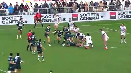 TOP 14 - Essai de Luke WHITELOCK (SP) - Section Paloise - RC Toulon