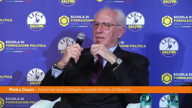 Ponte Stretto, Ciucci Dopo il via, i lavori non si fermeranno