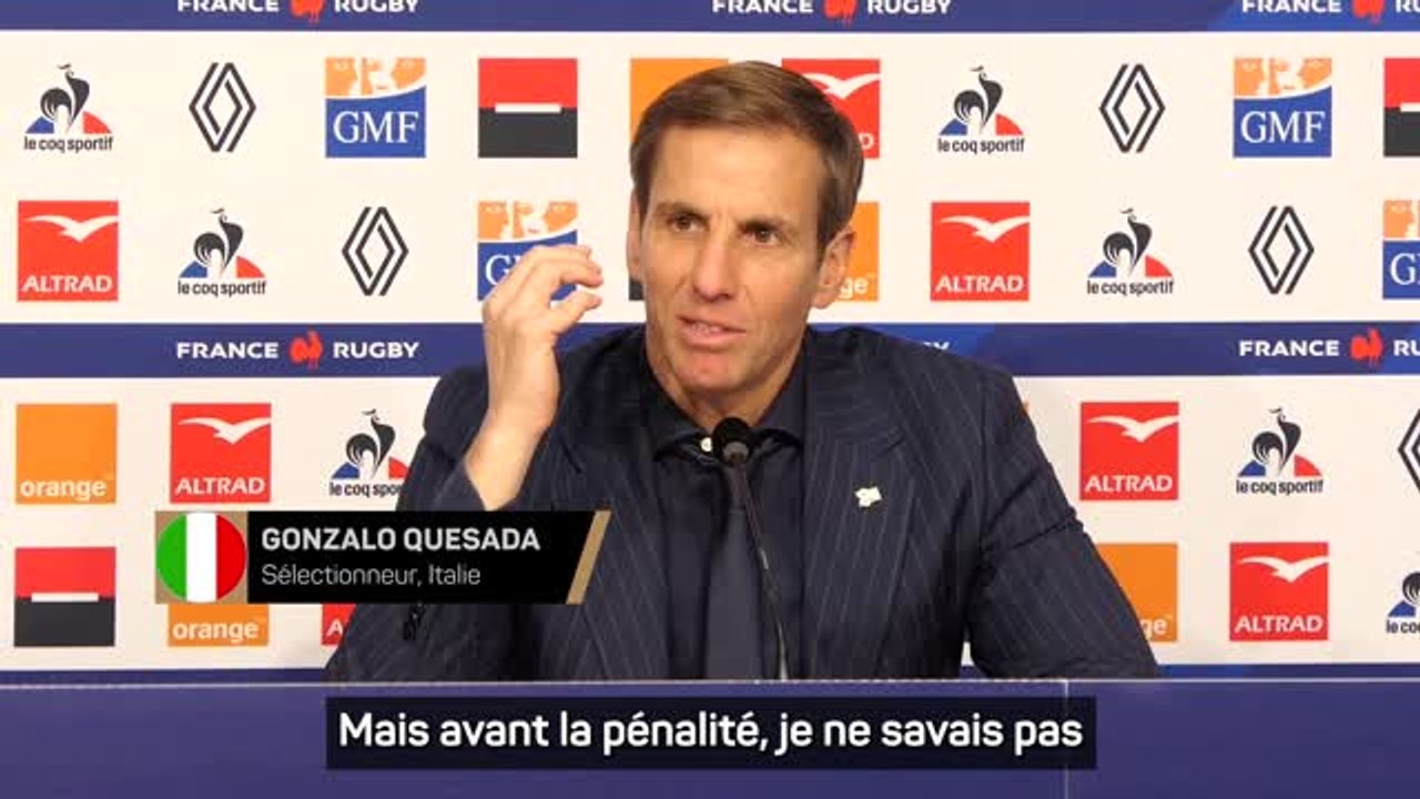 Italie - Quesada : “Aujourd'hui, on était en condition de gagner, alors il y a du boulot mais je suis content”